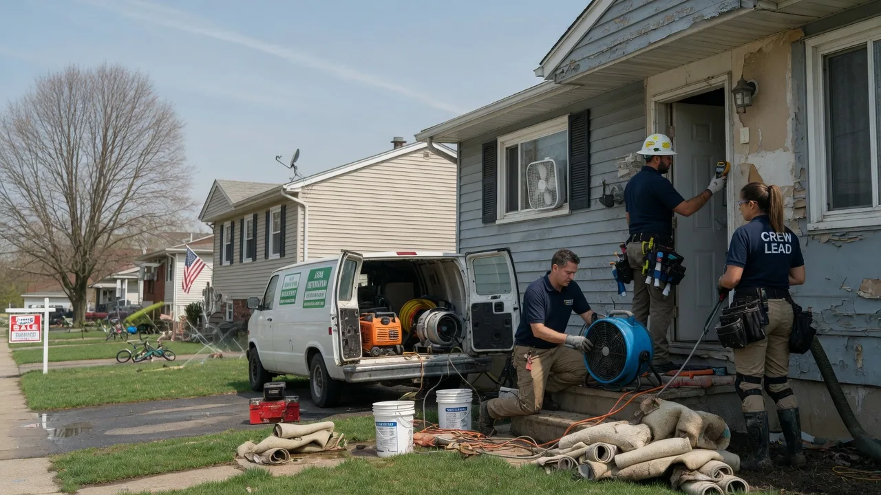 Flood Cleanup in New Straitsville, OH near me